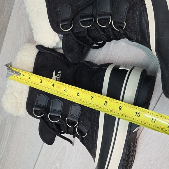 Sorel Women Caribou Waterproof Insulated lined boots rubber shoes sz 8 - Picture 12 of 15